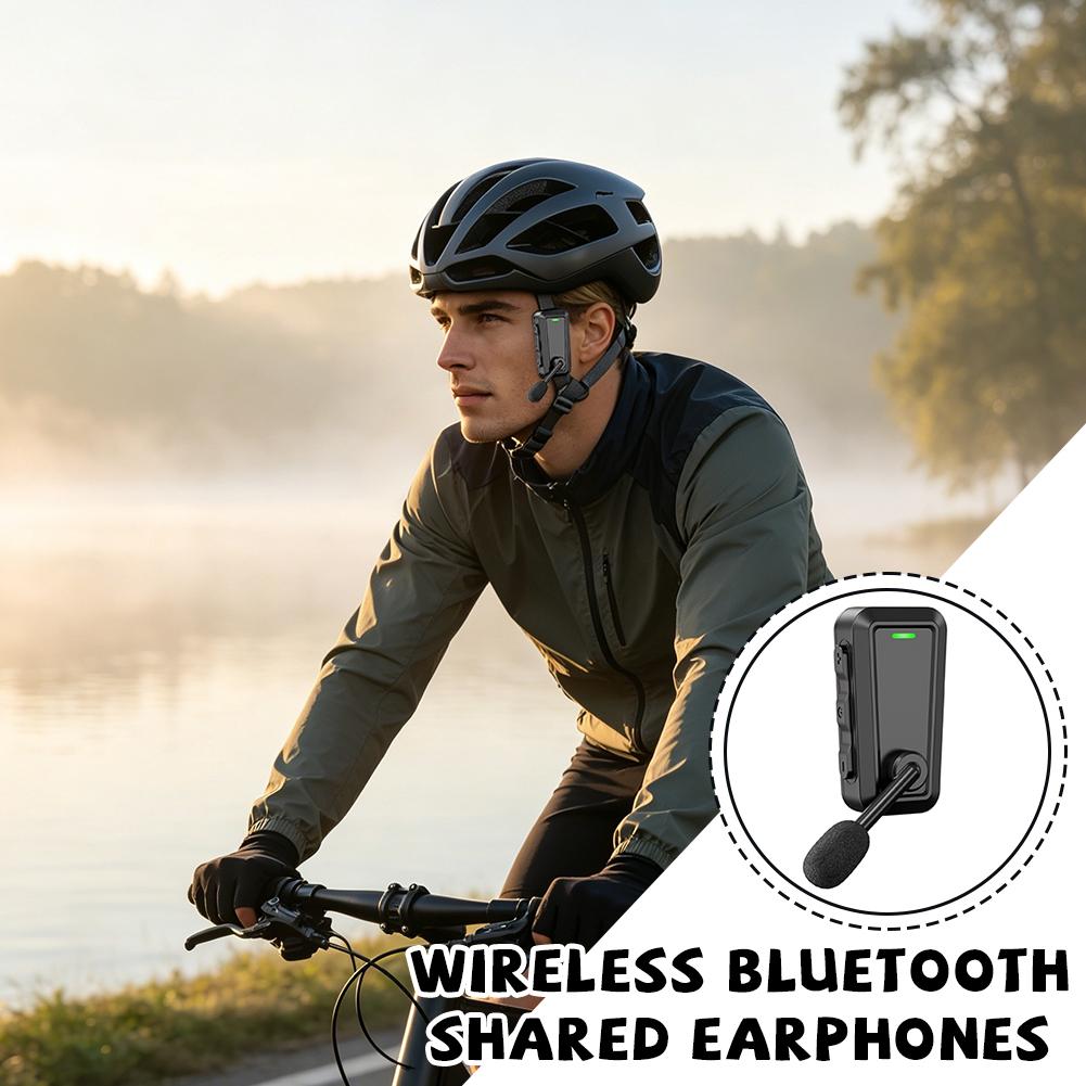 Intercom Headset Helmet - ヘルメットインターコム ワイヤレスヘッドセット ノイズキャンセリング 防水 ステレオイヤホン オートバイ
