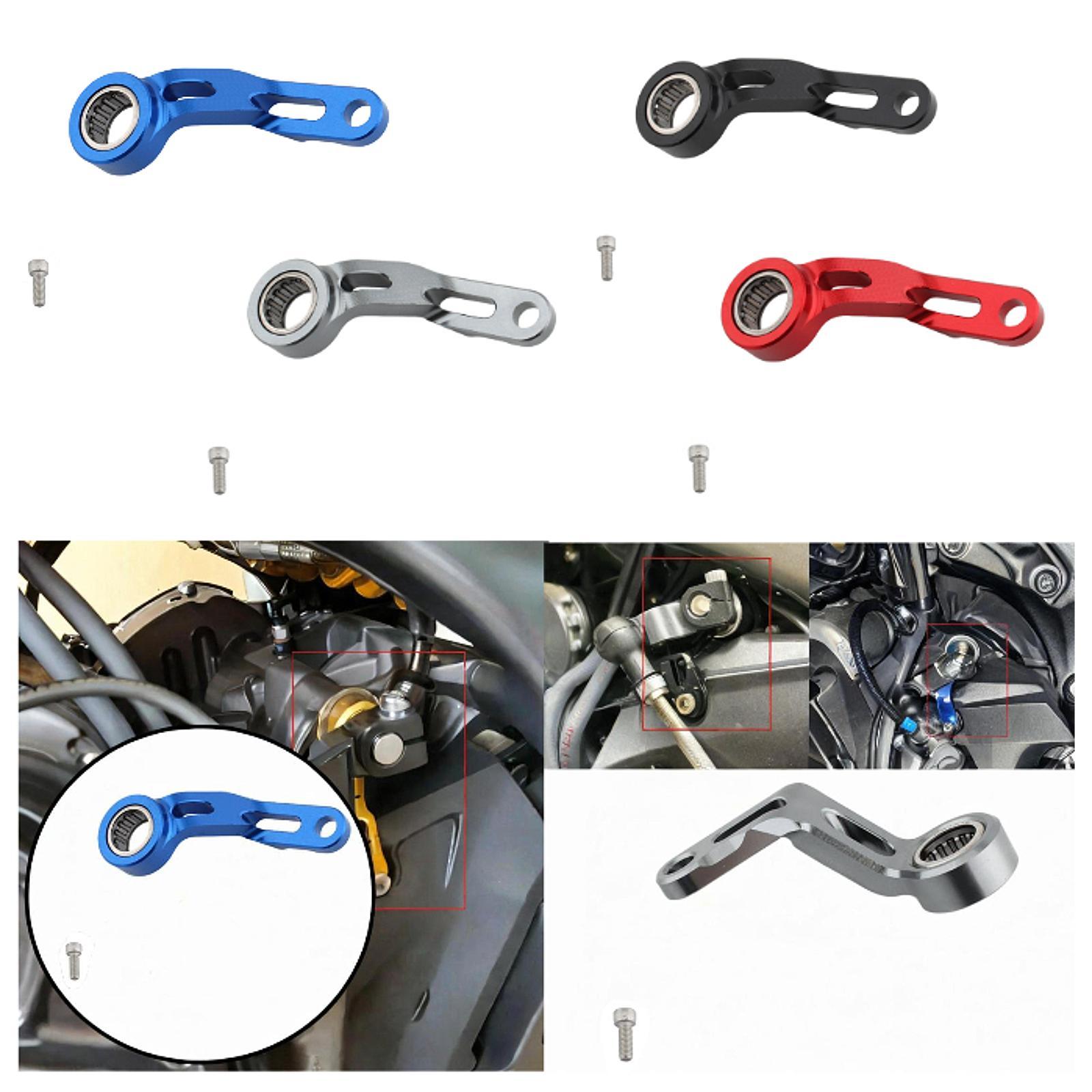 Motorcycle Gear Holder - オートバイギアシフトレバーサポートブラケットアルミ合金信頼性の高いシフタースタビライザーヤマハ MT09 FZ09 バイクアクセサリー