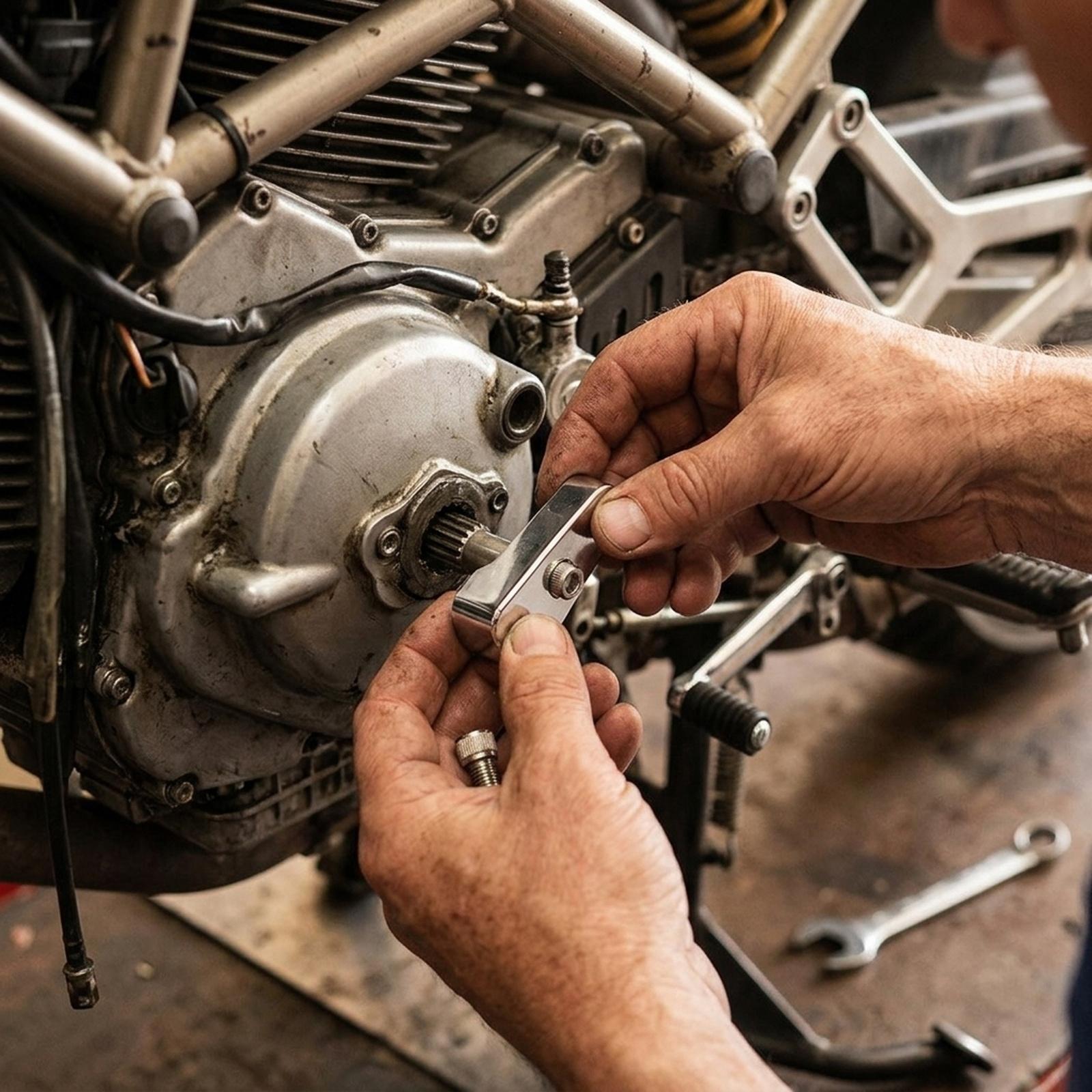 Motorcycle Gear Harley Davidson - オートバイシフトニュートラルギアアシスト交換用アルミ合金修理メンテナンスキット ハーレーダビッドソン 1997-2017 ファットボーイ用