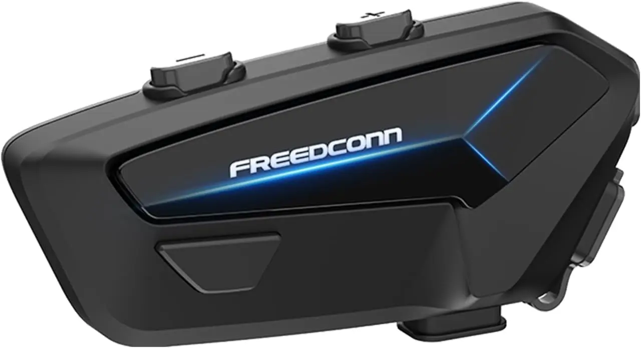 Intercom Headset Helmet - FX Plus バイク用Bluetoothヘッドセット、IP67防水対応のヘルメットインターコム通信システム、CVCおよびAIノイズキャンセリング機能搭載