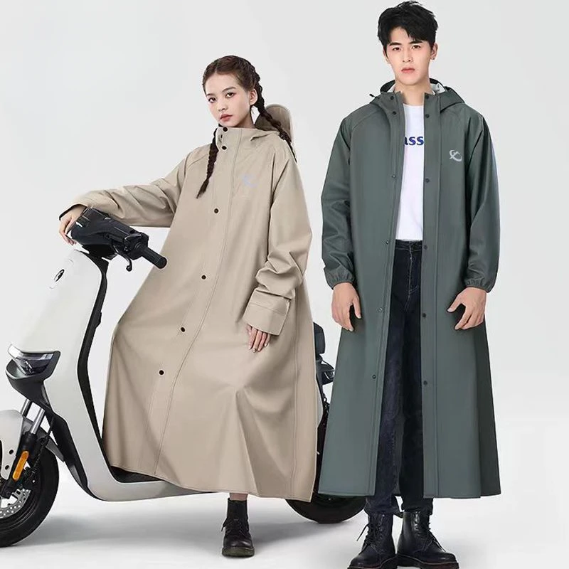長くて厚いバイク用レインコート、防水ライディングギア、男女兼 - Motorcycle Gear For Woman のレビューと価格
