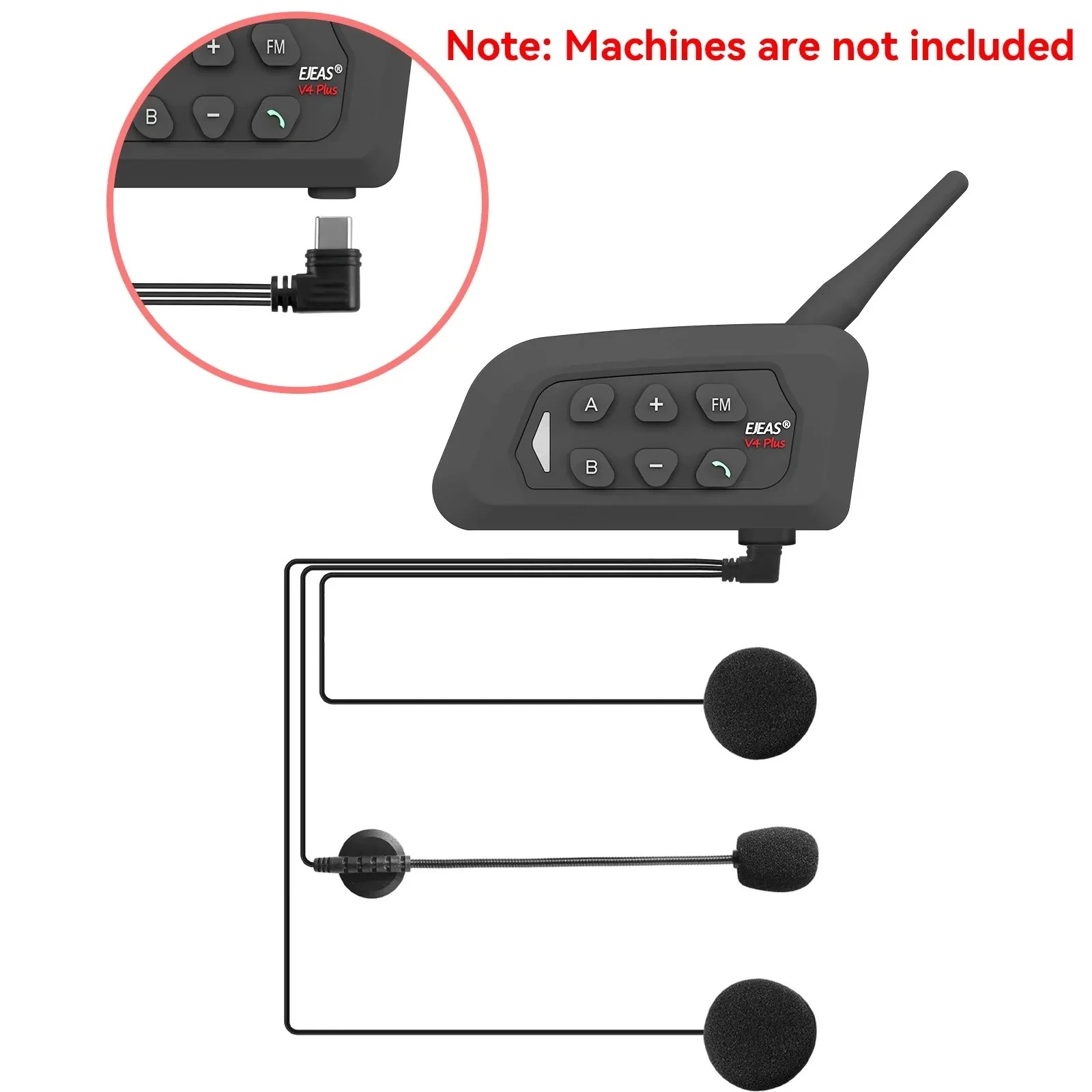 EJEAS V6 PRO /V4 PLUS オートバイヘルメ - Intercom Headset Helmet のレビューと価格
