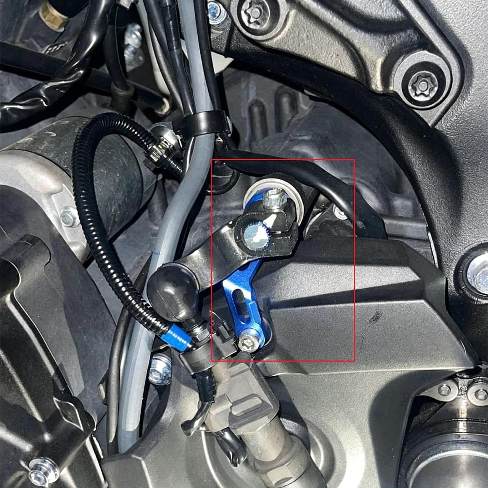 ギアシフトサポートスタビライザーアルミ合金シフターホルダー  - Motorcycle Gear Holder のレビューと価格