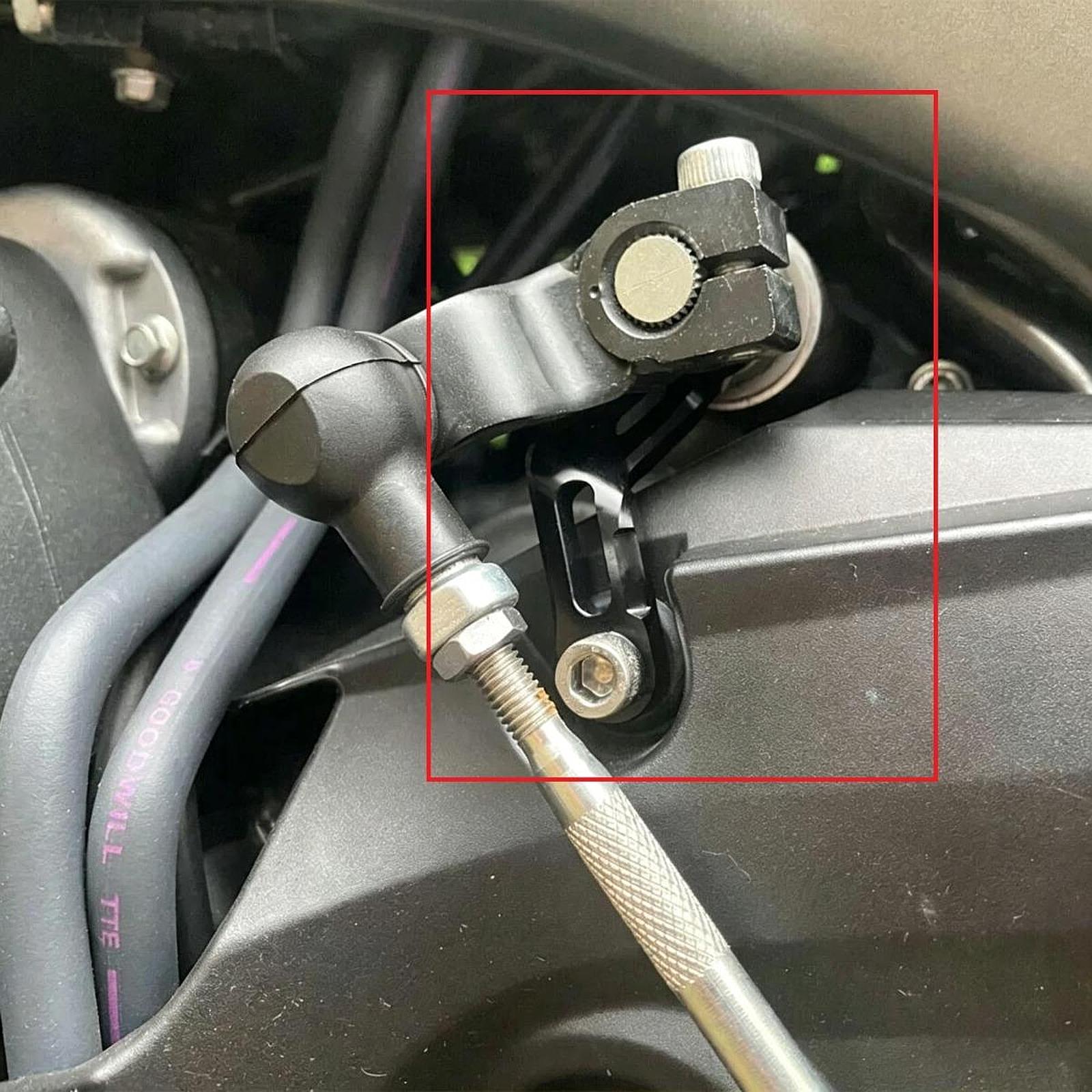 ギアシフトサポートスタビライザーアルミ合金シフターホルダー  - Motorcycle Gear Holder のレビューと価格