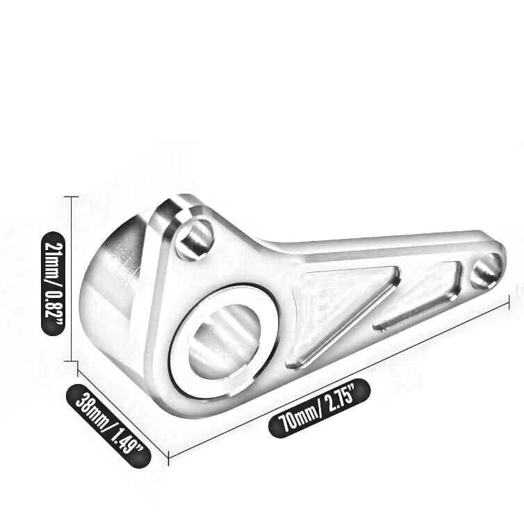 CNC オートバイ左ギアシフトシャフトブレースサポートカワサ - Motorcycle Gear Holder のレビューと価格