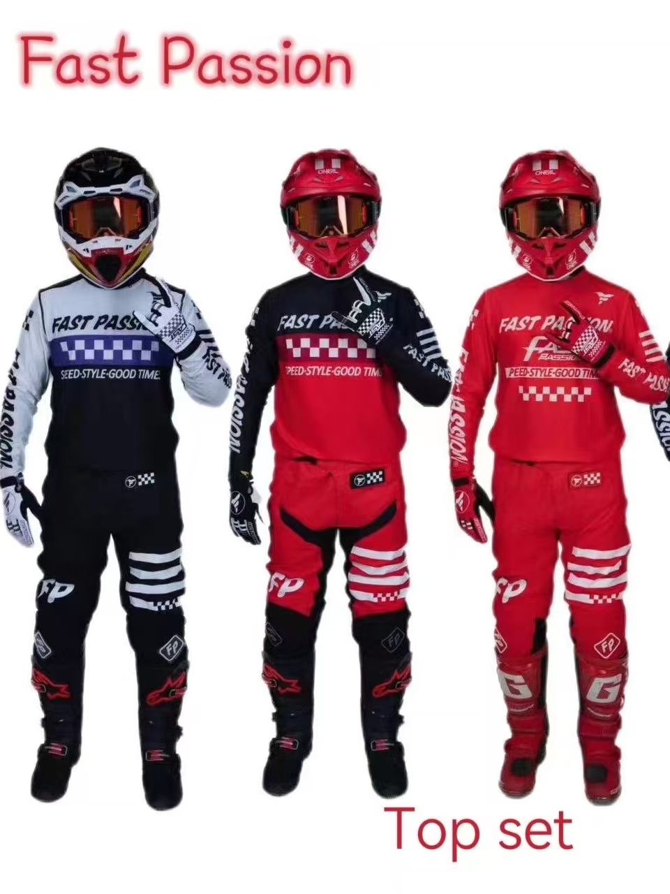 2025 ファストパッション フォックス モトクロス ギアセ - Motorcycle Gear For Woman のレビューと価格
