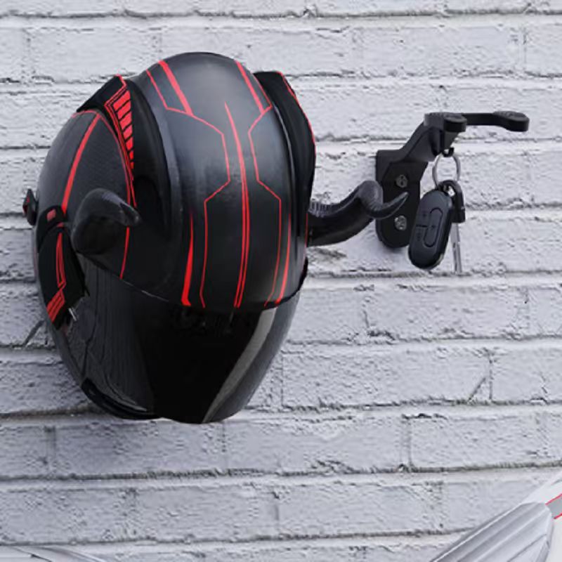 2/3個入り オートバイヘルメットホルダー 壁掛けフック ギ - Motorcycle Gear Holder のレビューと価格