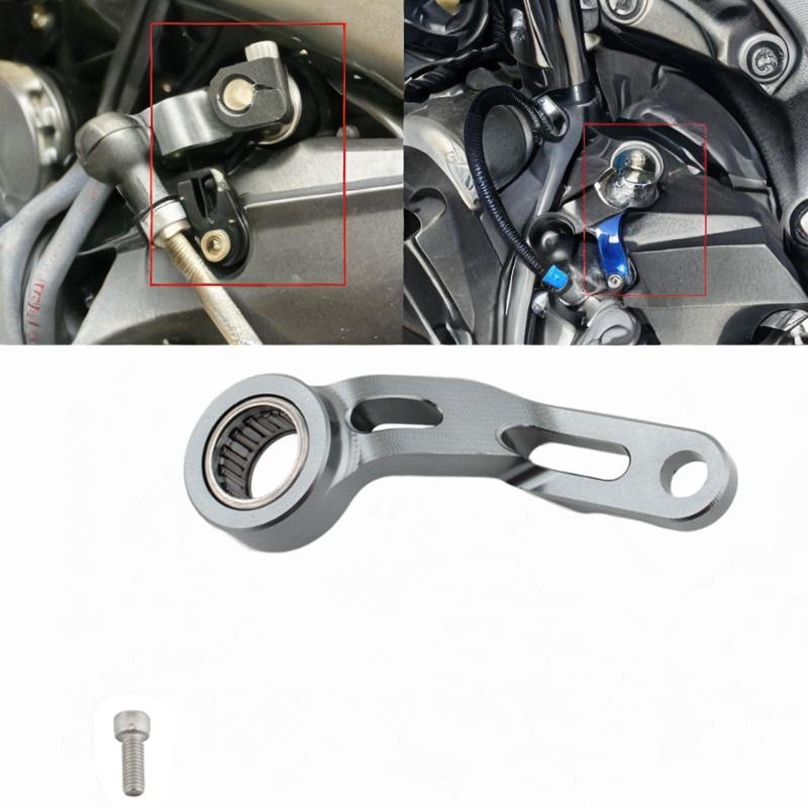 オートバイギアシフトレバーサポートブラケットアルミ合金信頼性 - Motorcycle Gear Holder のレビューと価格