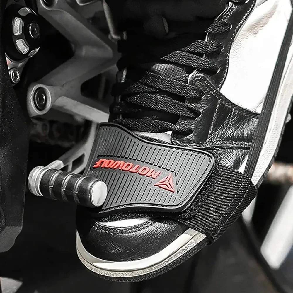 調節可能なオートバイシフトパッドバイク滑り止めギアシューズ保 - Motorcycle Gear For Woman のレビューと価格