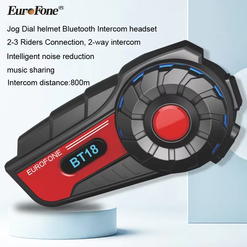 BT18 オートバイヘルメットインターコム IP67 防水ワ - Intercom Headset Helmet のレビューと価格