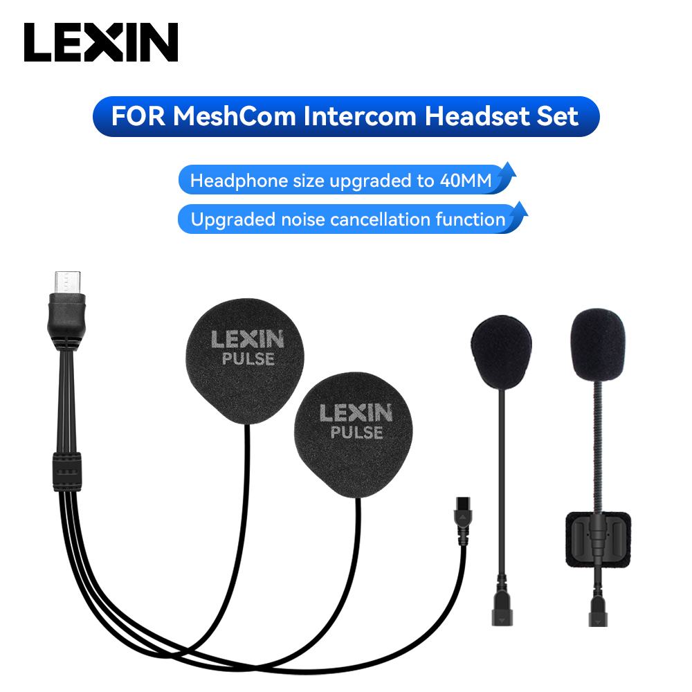LEXIN-MeshCom メッシュインターコム 40MM  - Intercom Headset Helmet のレビューと価格
