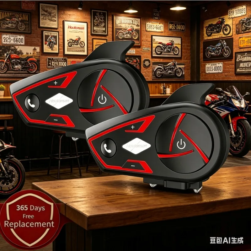 Houtonsen S3 ヘルメットインターコムヘッドセット - Intercom Headset Helmet のレビューと価格