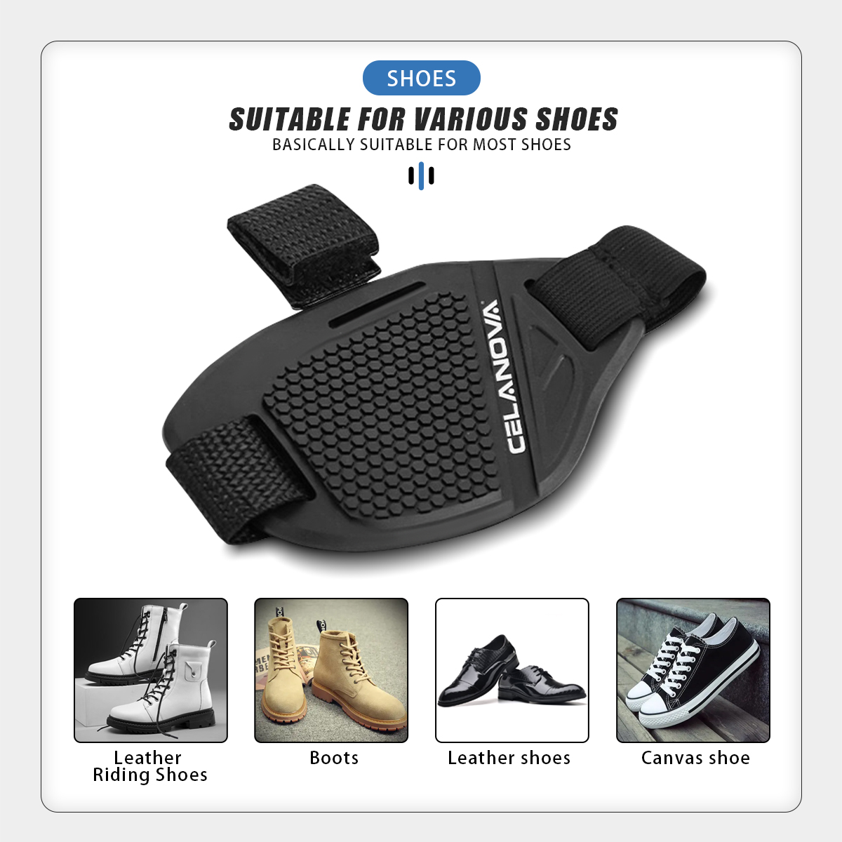 ユニバーサルバイクシューズカバー,バイクギアシフトパッド,耐 - Motorcycle Gear For Woman のレビューと価格